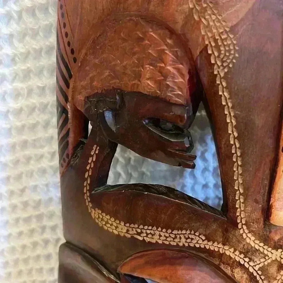 Tribal Mask Wall Decor - Picture 3 of 6